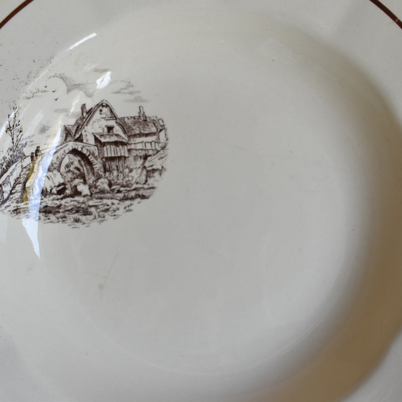 Vintage Deep Dish, Digoin & Sarreguemines Calvados A