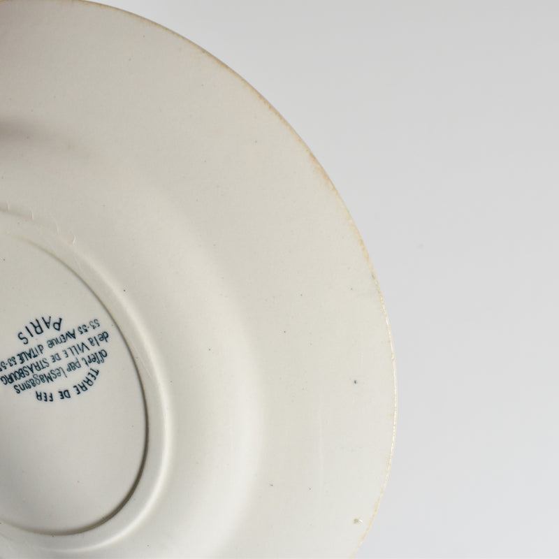 Antique Plate TERRE DE FER Paris B
