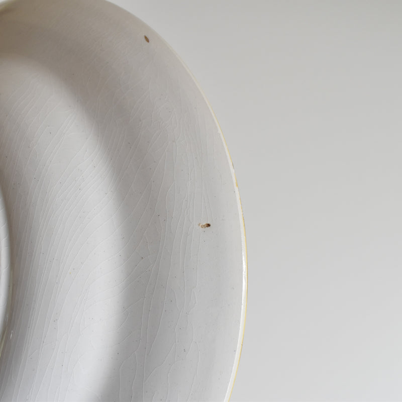 Vintage Deep Plate, Lamandinoise, Pastel Jaune A