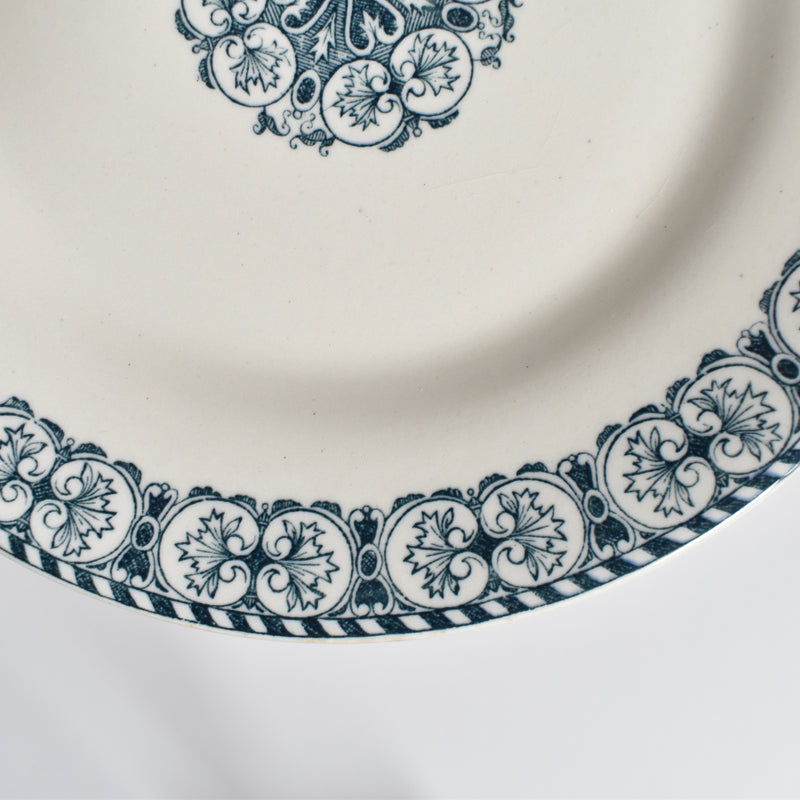 Antique Plate TERRE DE FER Paris B