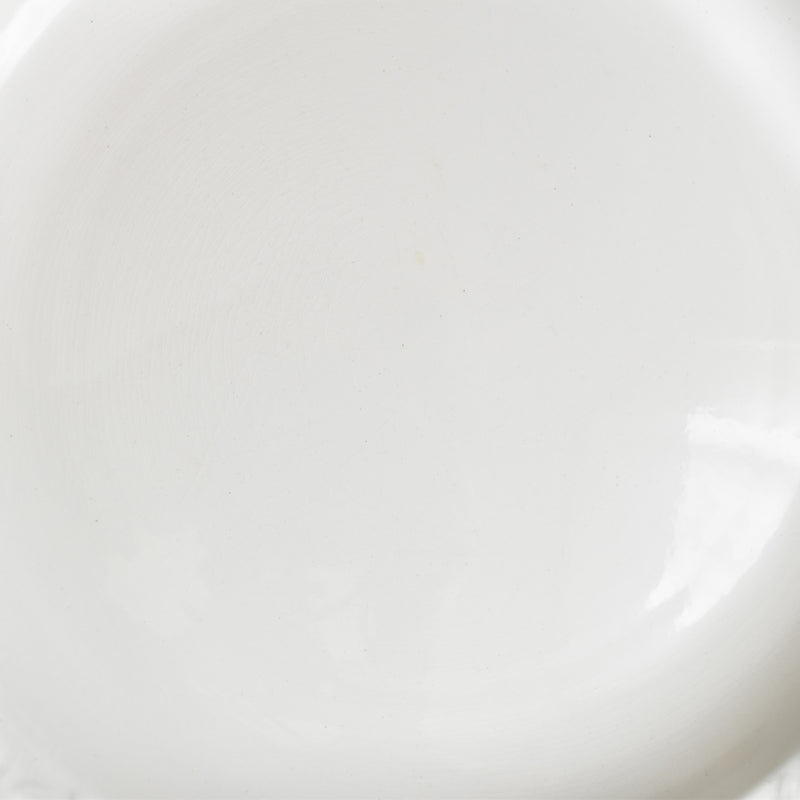 Vintage Plate: Digoin & Sarreguemines White Relief D