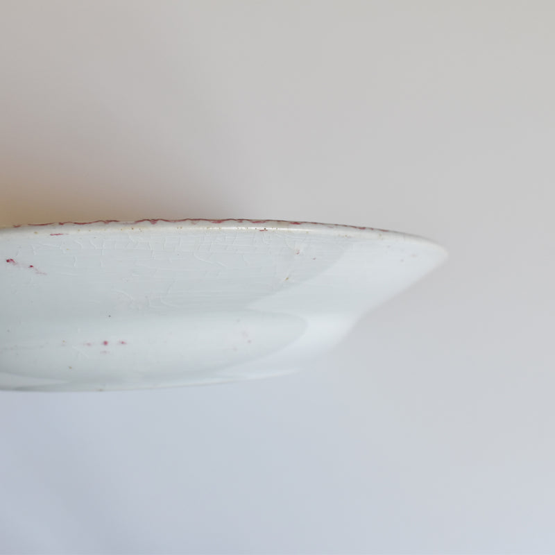 Antique Deep Plate Onnaing Moisson