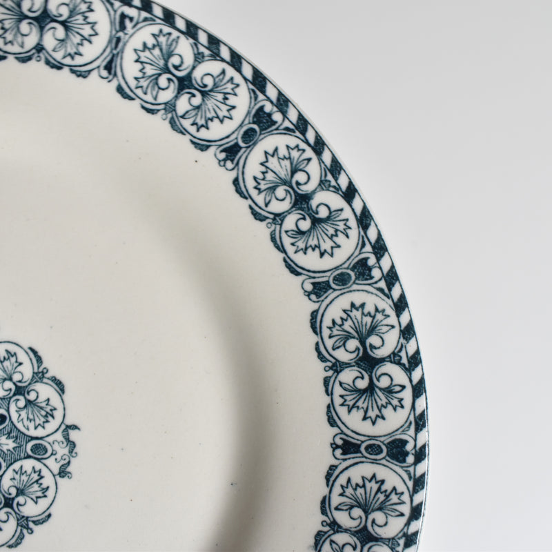 Antique Plate TERRE DE FER Paris B