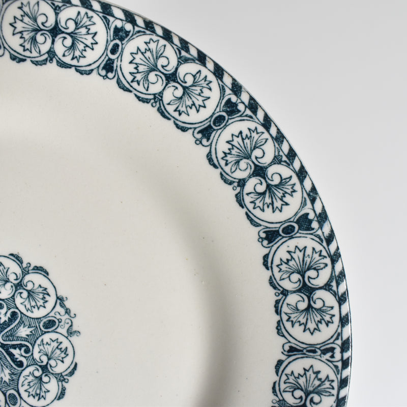 Antique Plate TERRE DE FER Paris B