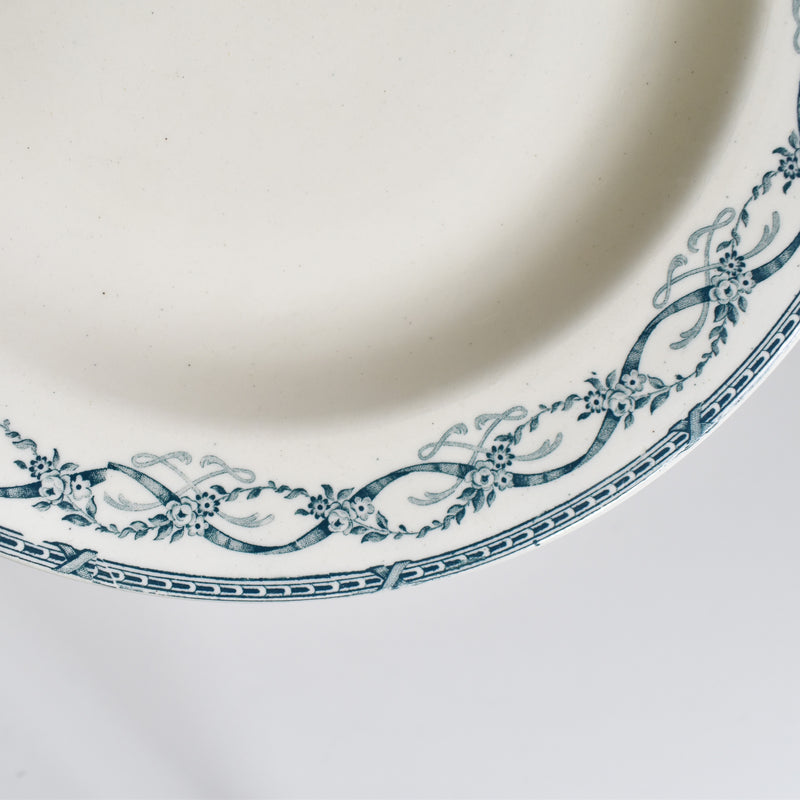 Antique Deep Dish Sarreguemines Récamier A