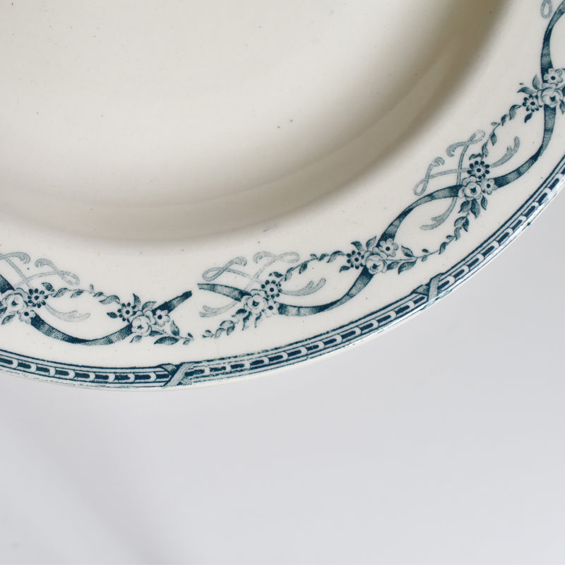 Antique Deep Dish Sarreguemines Récamier A