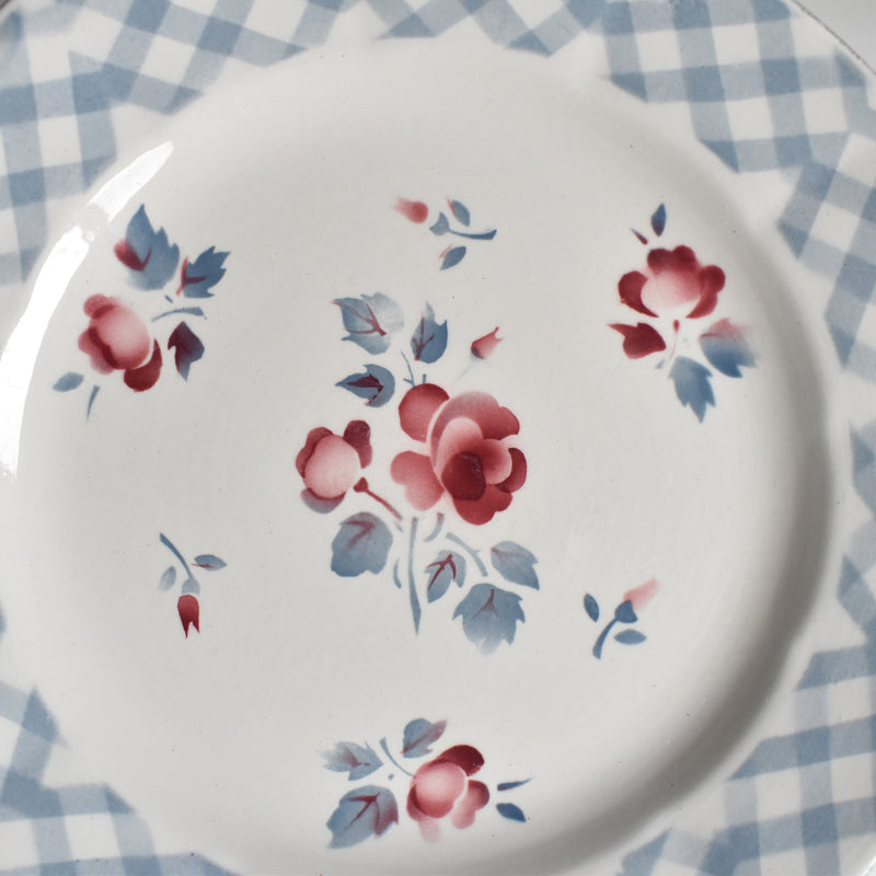 Vintage Dessert Plate Digoin & Sarreguemines Bastia C