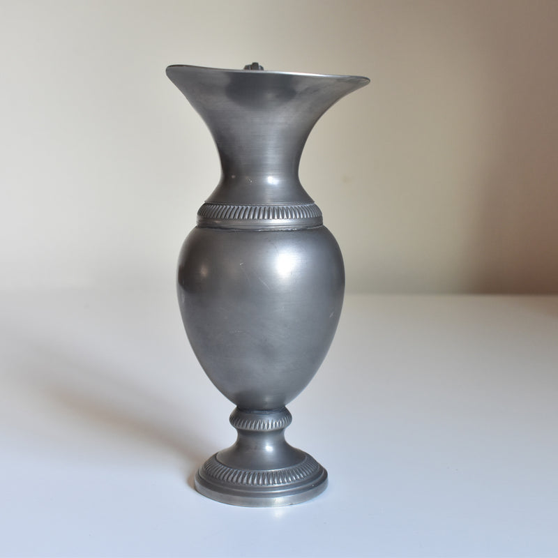 Vintage Pewter Vase LES ÉTAINS D'ART DU CHEVALIER