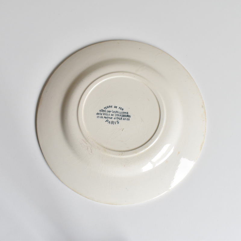 Antique Plate, TERRE DE FER, Paris C