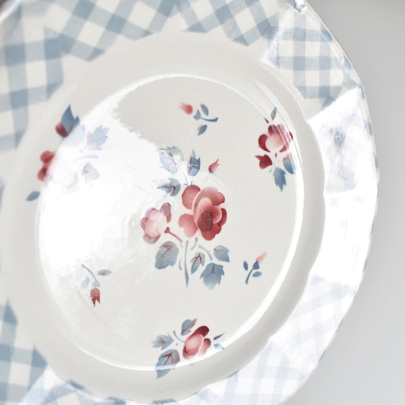 Vintage Dessert Plate Digoin & Sarreguemines Bastia C