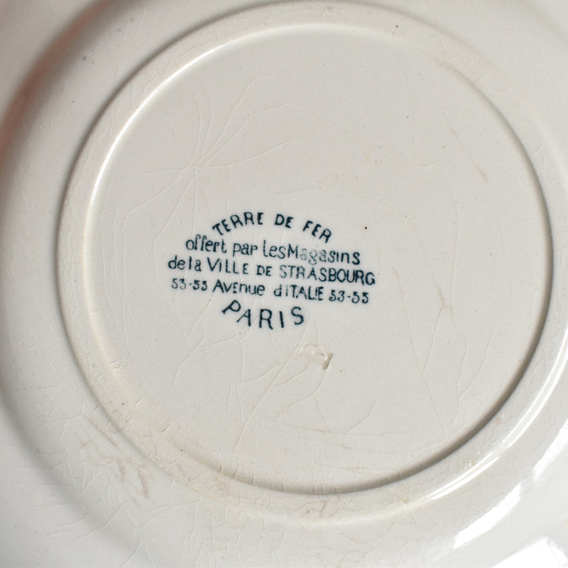 Antique Plate, TERRE DE FER, Paris C