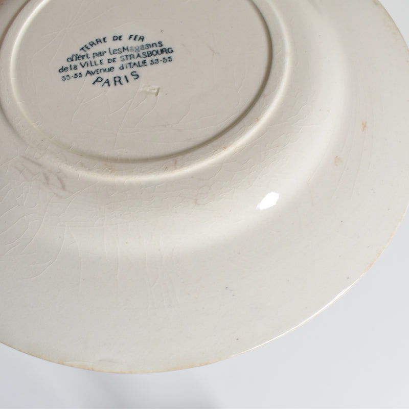 Antique Plate, TERRE DE FER, Paris C