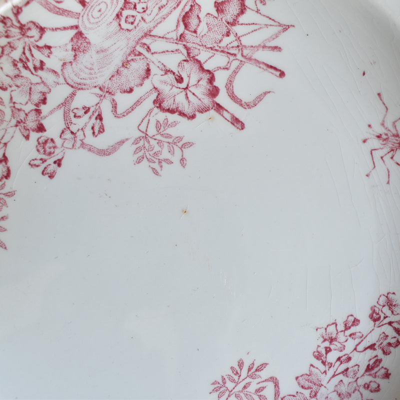 Antique Deep Plate Onnaing Moisson