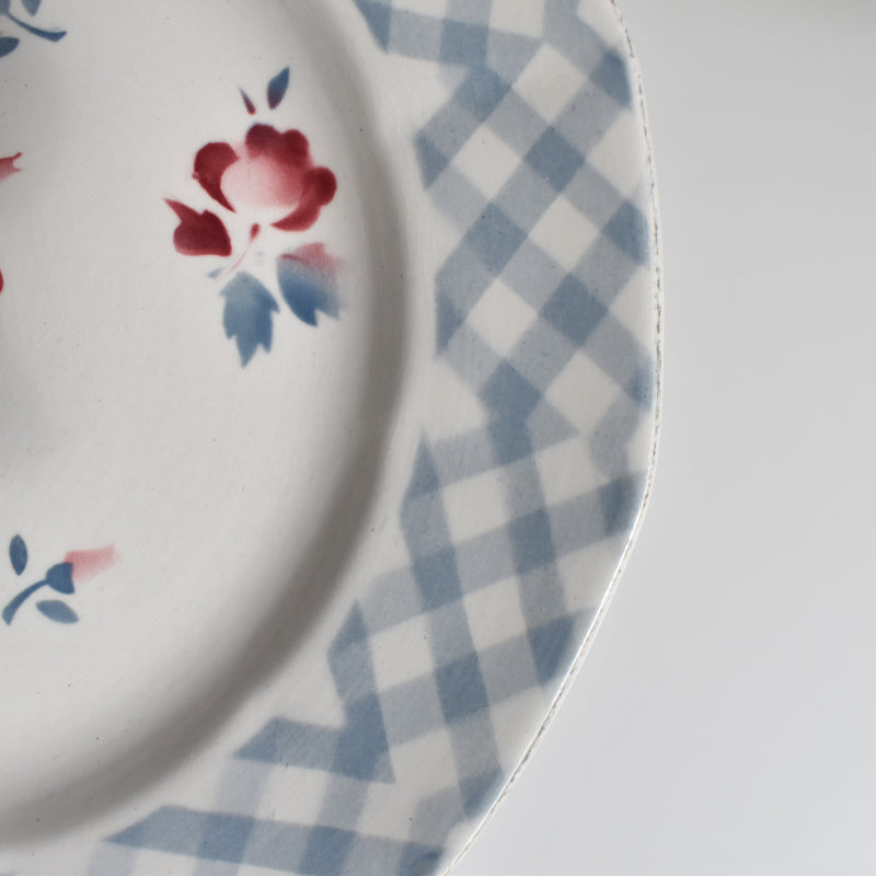 Vintage Dessert Plate Digoin & Sarreguemines Bastia C