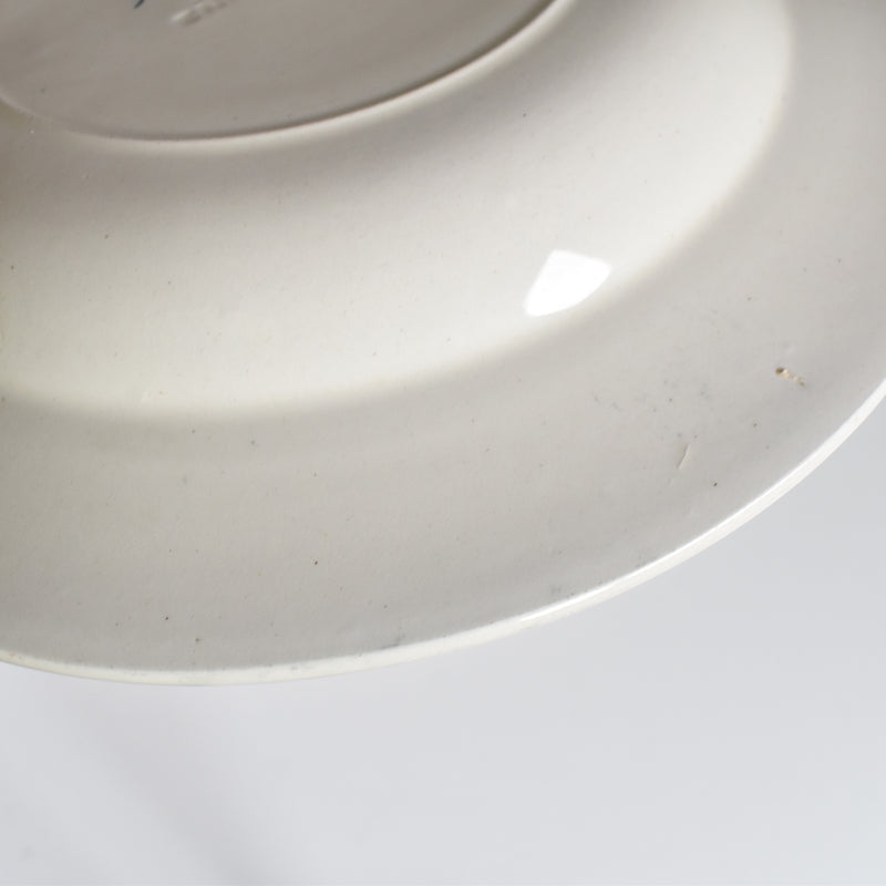 Antique Deep Plate Sarreguemines Récamier B