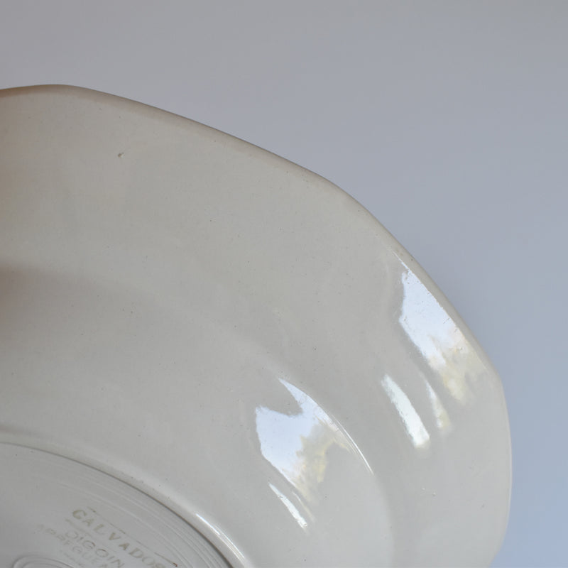 Vintage Deep Plate Digoin & Sarreguemines Calvados B