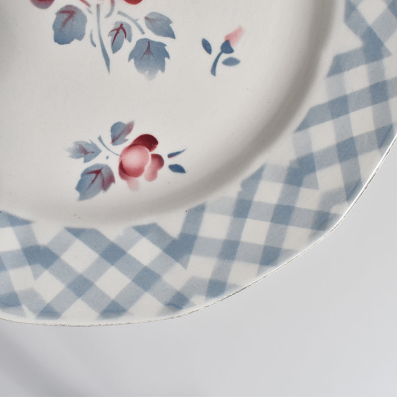 Vintage Dessert Plate Digoin & Sarreguemines Bastia C
