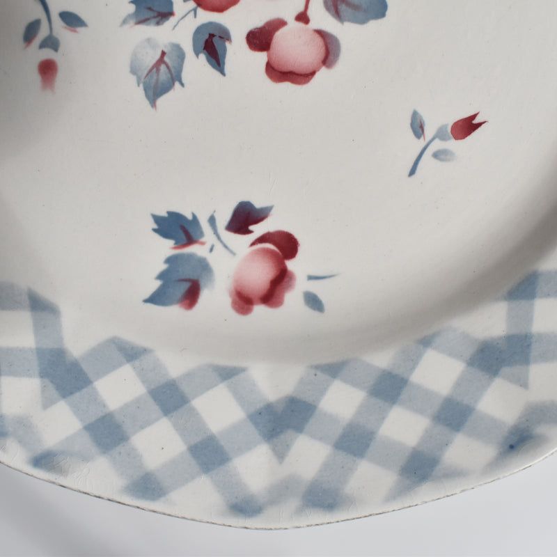 Vintage Dessert Plate Digoin & Sarreguemines Bastia C