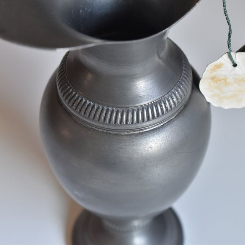 Vintage Pewter Vase LES ÉTAINS D'ART DU CHEVALIER