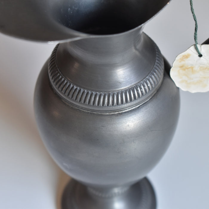 ヴィンテージピューター花器 LES ÉTAINS D'ART DU CHEVALIER