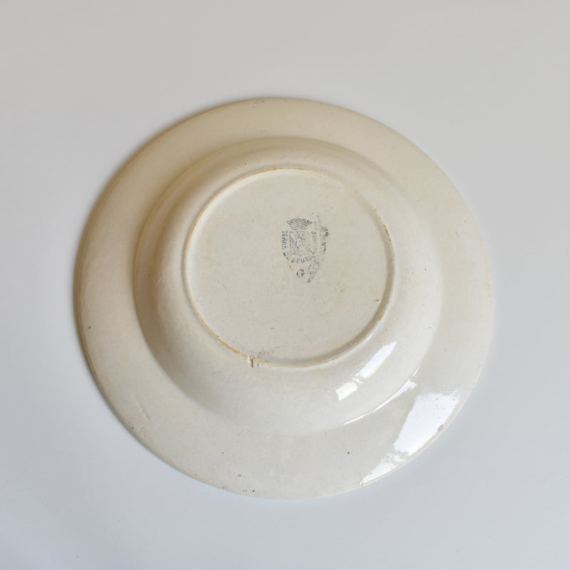 Antique Deep Plate, Grigny A