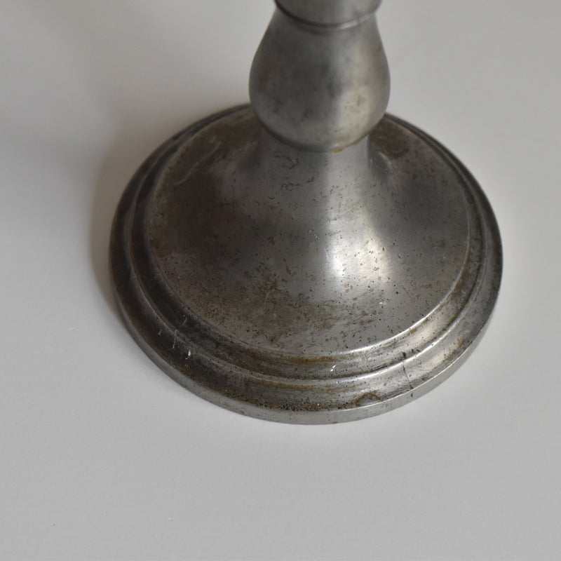 Vintage Pewter Candlestick Holder ROSE DESIGN INTERNATIONAL