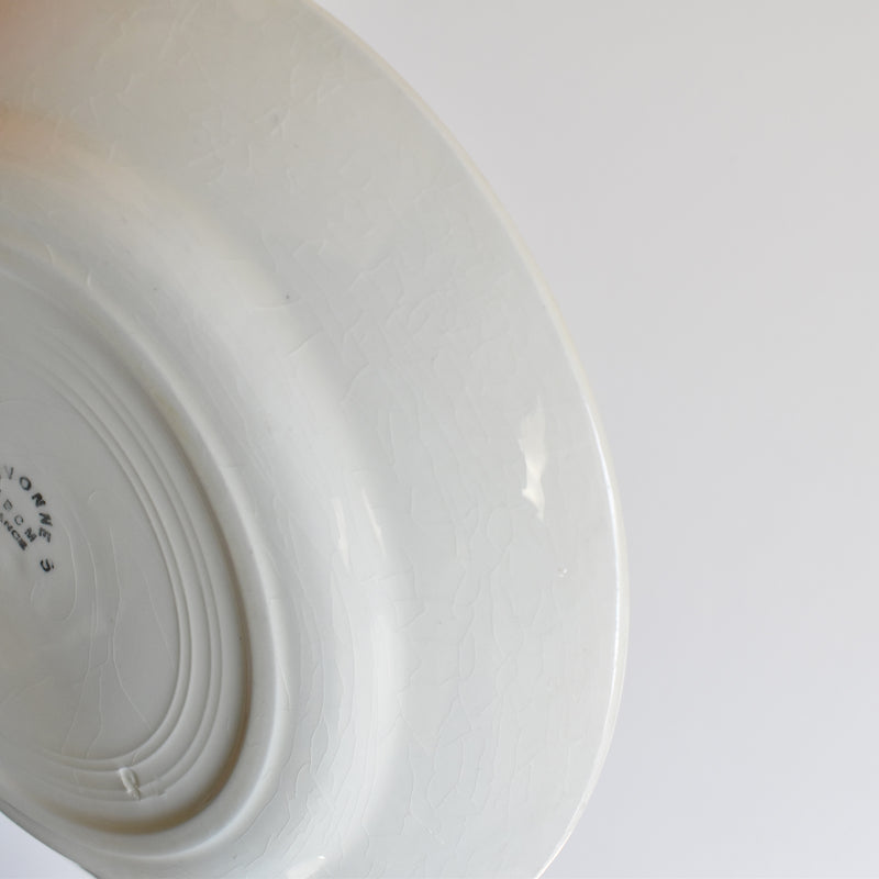 Vintage Plate HBCM Creil-Montereau Yvonne A