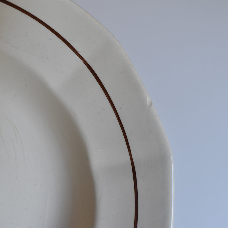 Vintage Deep Plate Digoin & Sarreguemines Calvados B