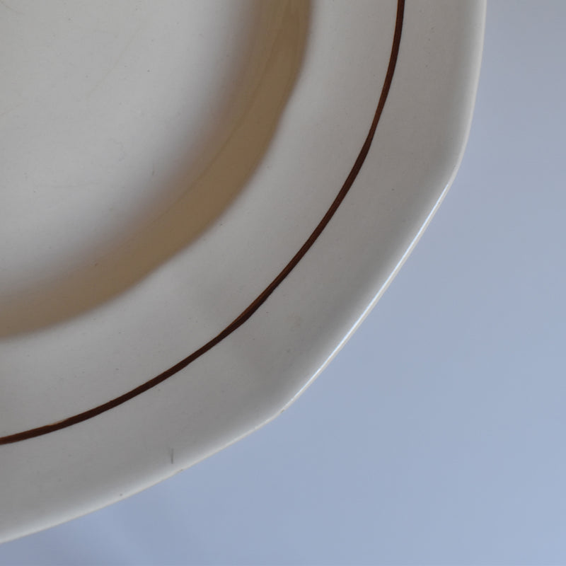 Vintage Deep Plate Digoin & Sarreguemines Calvados B