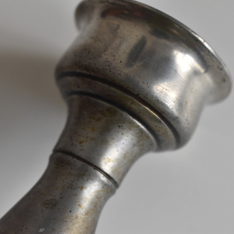 Vintage Pewter Candlestick Holder ROSE DESIGN INTERNATIONAL