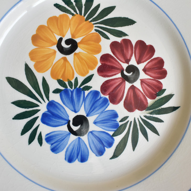 Vintage Plate HBCM Creil-Montereau Yvonne A