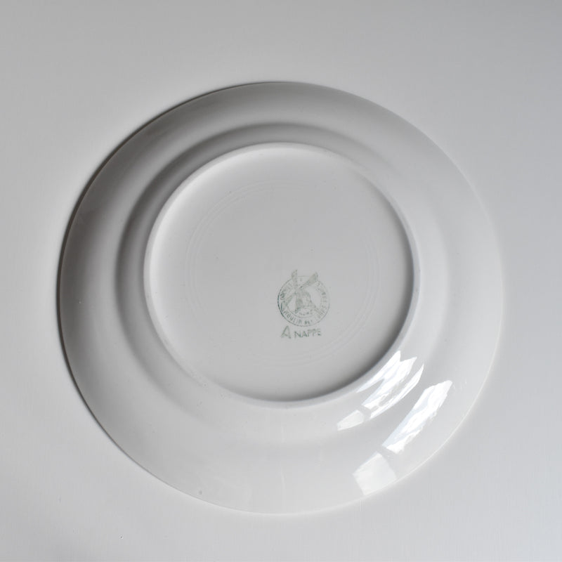Vintage Plate Orci Moulin des Loups Nappe D