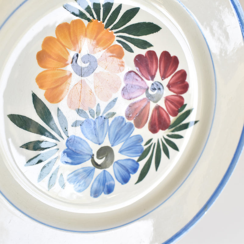 Vintage Plate HBCM Creil-Montereau Yvonne A