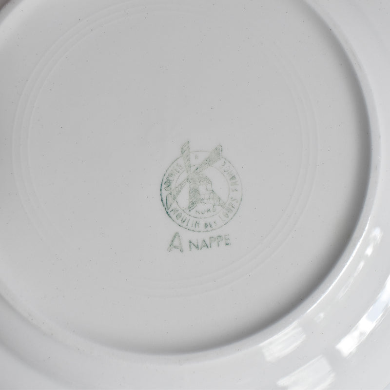 Vintage Plate Orci Moulin des Loups Nappe D