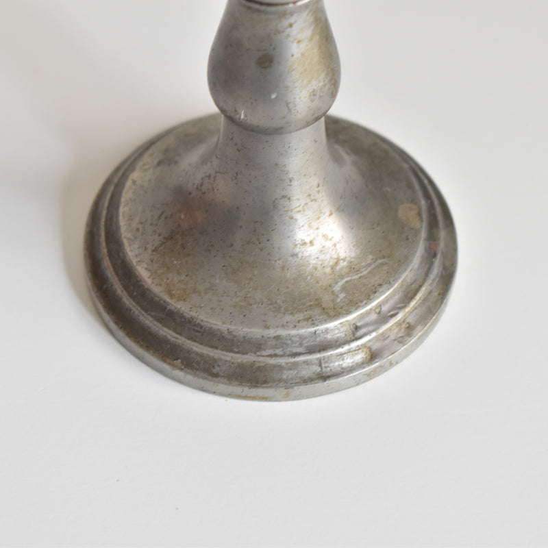 Vintage Pewter Candlestick Holder ROSE DESIGN INTERNATIONAL