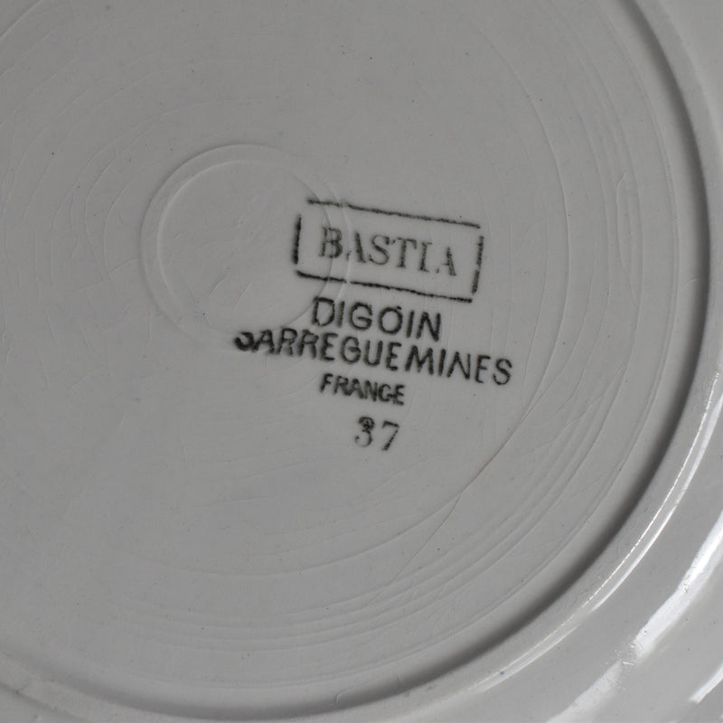 Vintage Dessert Plate Digoin & Sarreguemines Bastia D