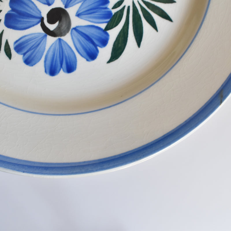 Vintage Plate HBCM Creil-Montereau Yvonne A