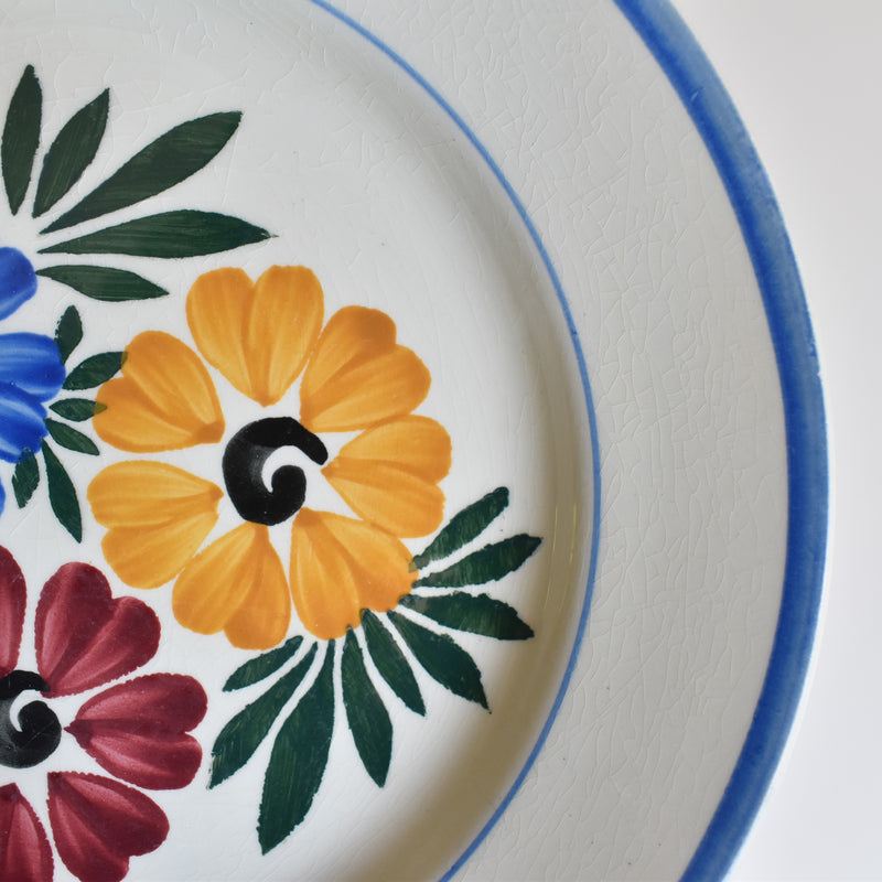 Vintage Plate HBCM Creil-Montereau Yvonne A