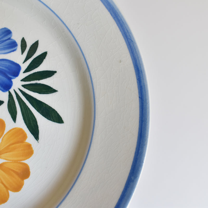 Vintage Plate HBCM Creil-Montereau Yvonne A