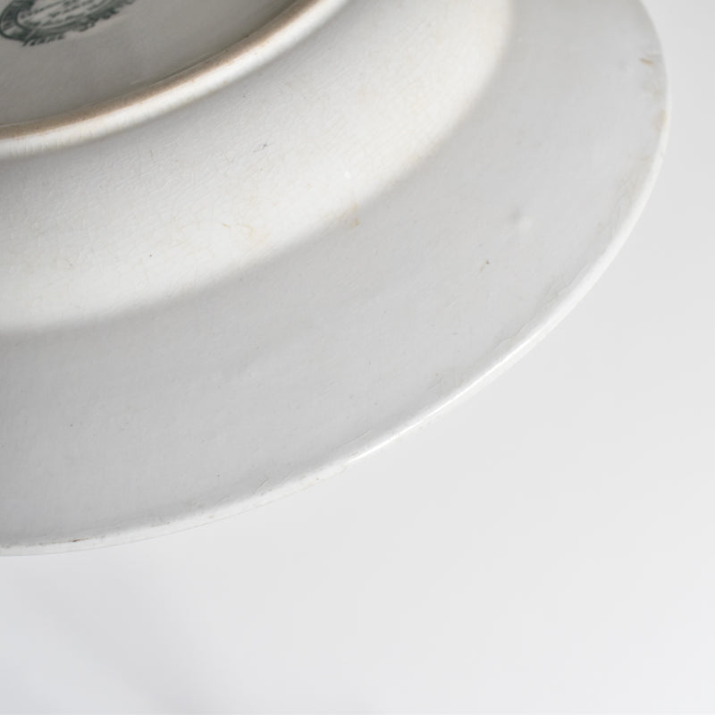 Antique Deep Plate DEPOT CERAMIQUES PARIS