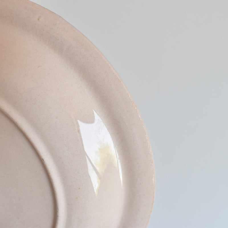 Vintage Deep Plate Longwy Betty I