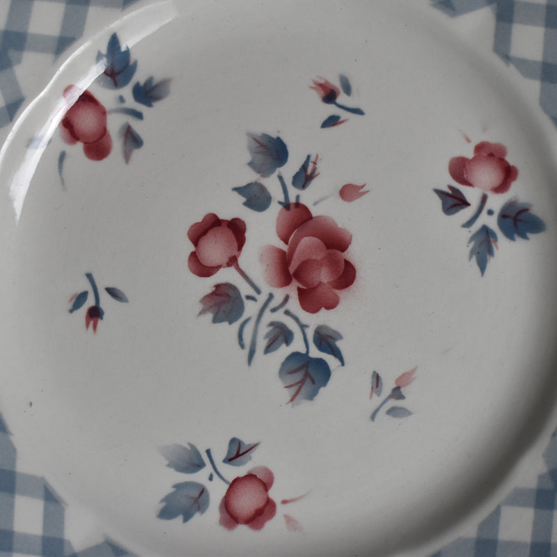 Vintage Dessert Plate Digoin & Sarreguemines Bastia D