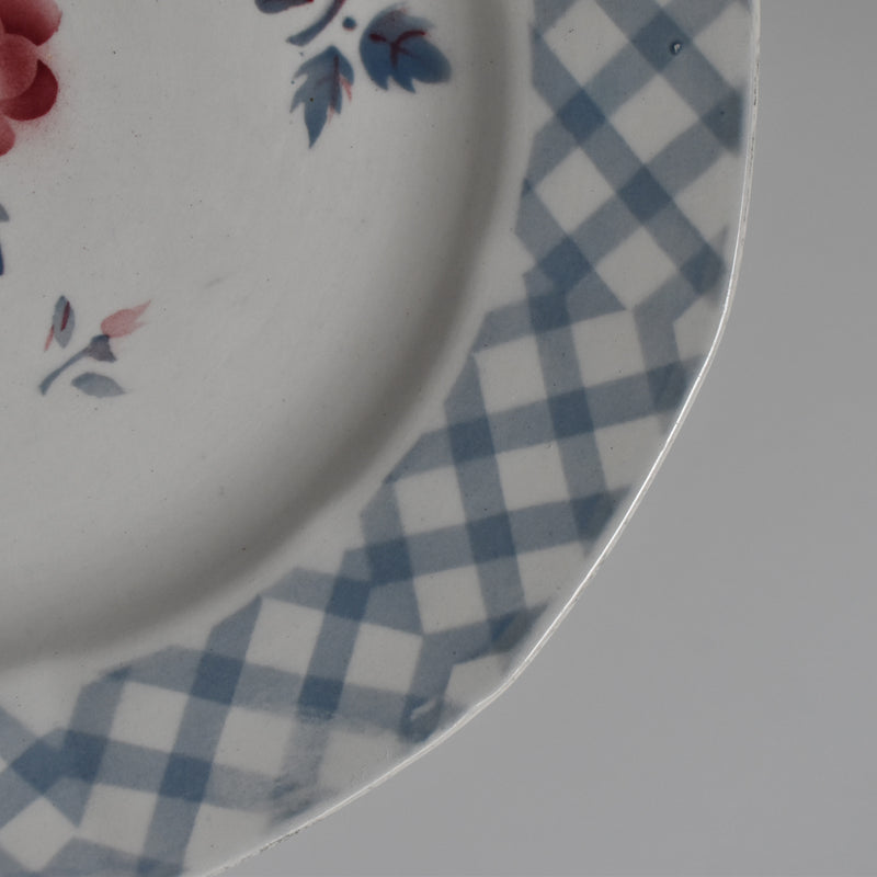 Vintage Dessert Plate Digoin & Sarreguemines Bastia D