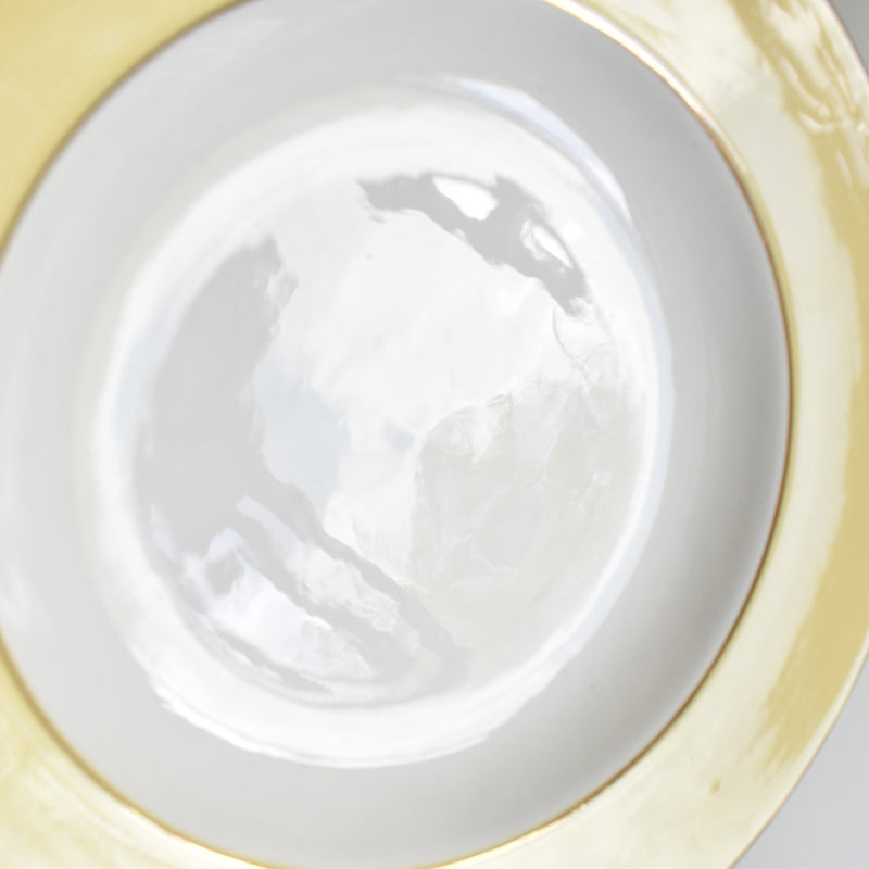 Vintage Deep Plate, Lamandinoise, Pastel Jaune C