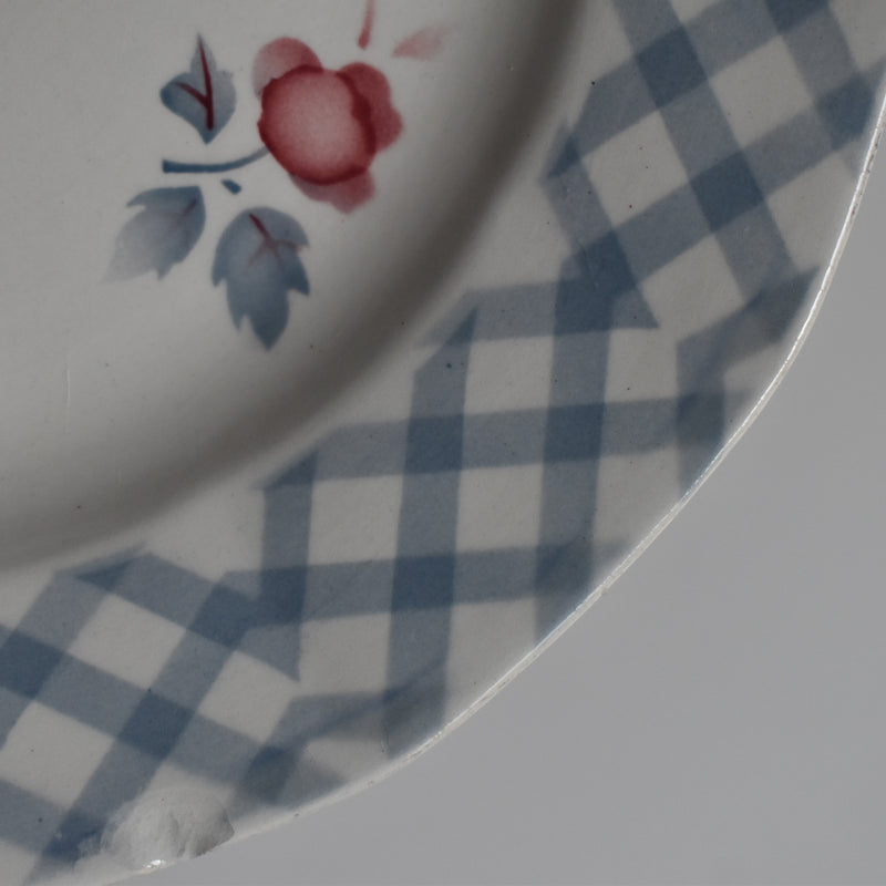Vintage Dessert Plate Digoin & Sarreguemines Bastia D