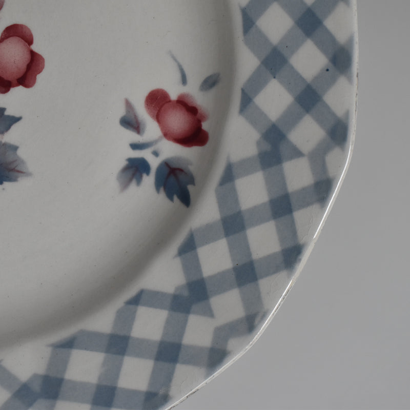 Vintage Dessert Plate Digoin & Sarreguemines Bastia D
