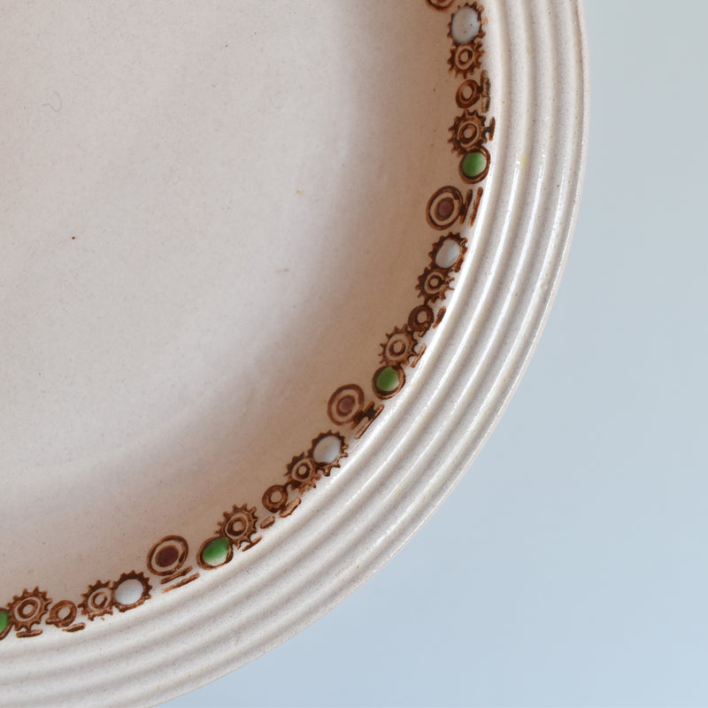 Vintage Deep Plate Longwy Betty I