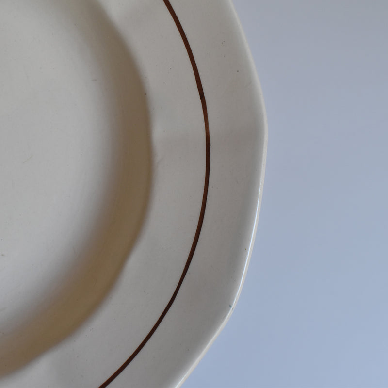 Vintage Deep Plate Digoin & Sarreguemines Calvados C