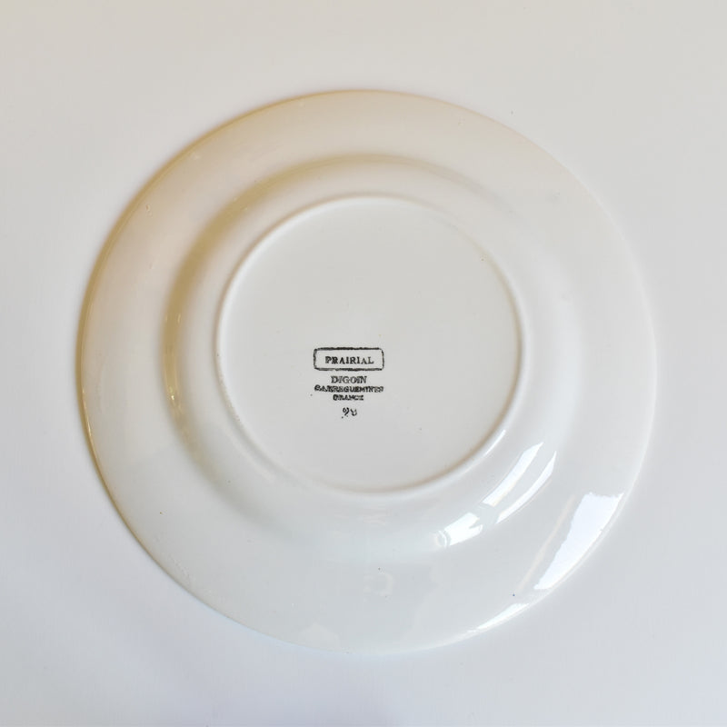 Vintage Plate - Digoin & Sarreguemines Prairial