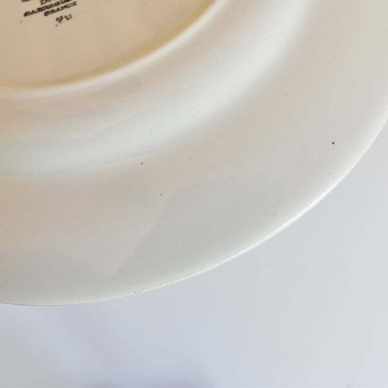 Vintage Plate - Digoin & Sarreguemines Prairial